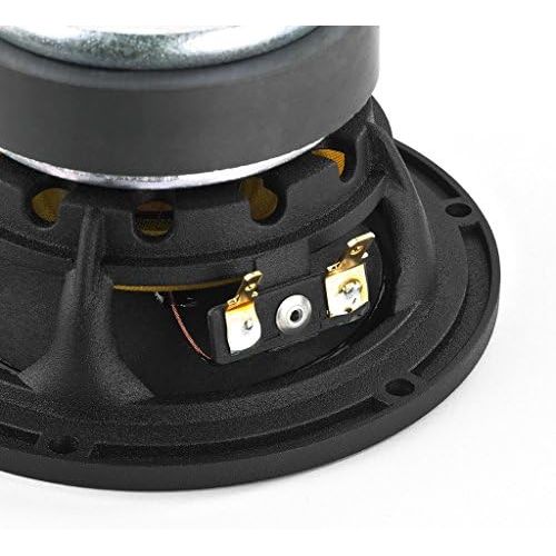  Monacor MSH 115HQ High Quality Hi Fi mid range speaker for mid range playback, installation module for box housing in black.