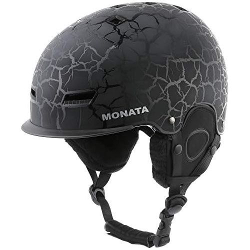  [아마존베스트]MONATA Adult Ski Snowboard Helmet for Men and Women Winter Snow Sports Protect Adjustable Large Size 23.22 to 24 Inches