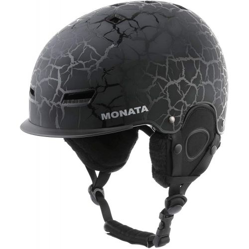  [아마존베스트]MONATA Adult Ski Snowboard Helmet for Men and Women Winter Snow Sports Protect Adjustable Large Size 23.22 to 24 Inches
