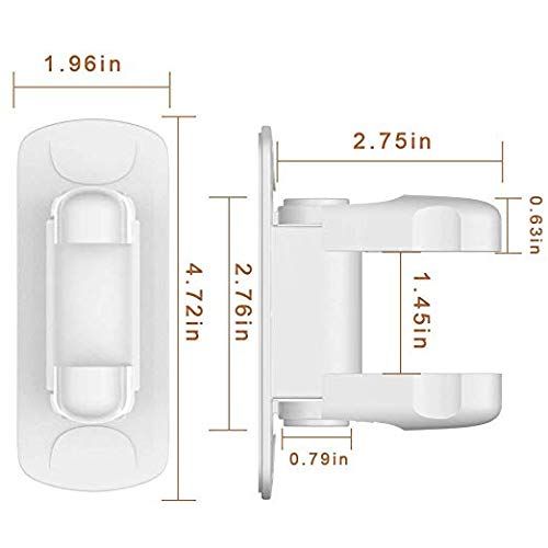  Door Lever Lock,MONBAR Child Proof Outsmart Door Handle Lock No Drill No Screw with 3M...