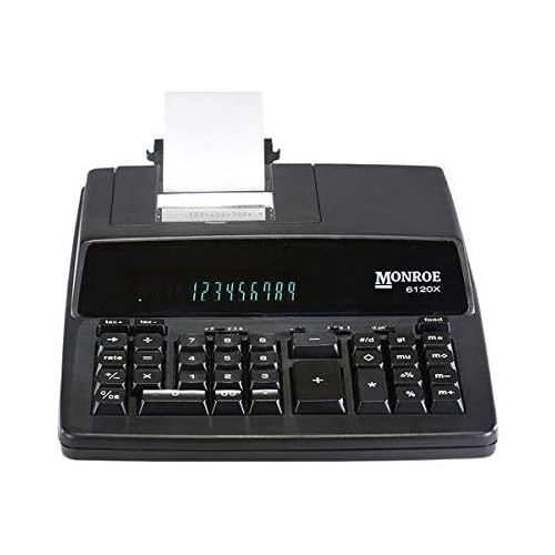  [아마존베스트]Monroe Systems for Business 6120X 12-Digit Business Medium Duty Calculator, Black