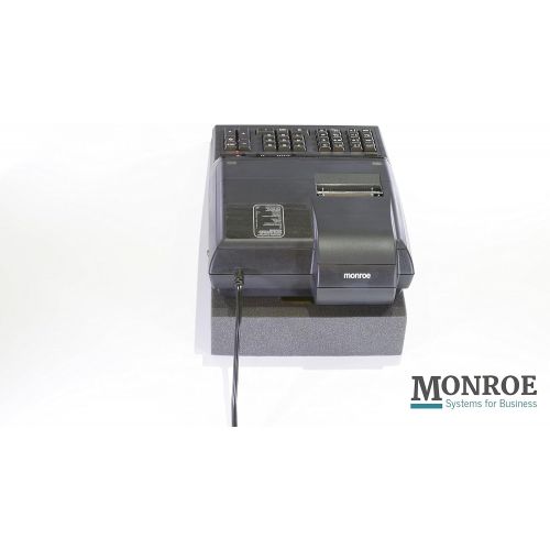  [아마존베스트]MONROE SYSTEMS FOR BUSINESS (1) Monroe 8130X 12-Digit Print/Display Professional Heavy-Duty Calculator in Black with Extended Life Calculator Body