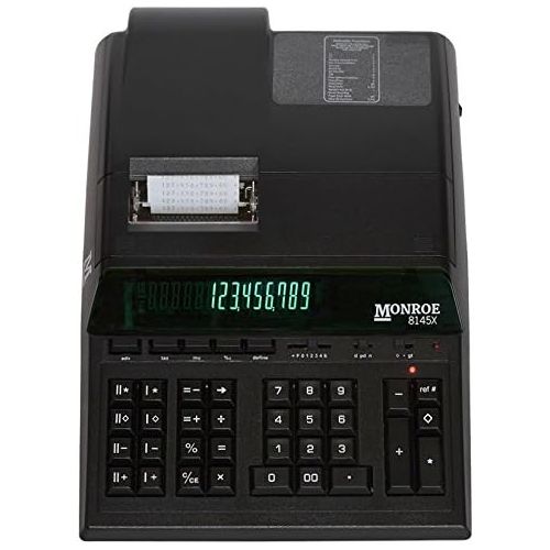  MONROE SYSTEMS FOR BUSINESS Monroe 8145X 14-Digit Printing Calculator with Large Display for Big Budgets