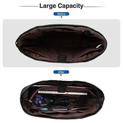  [아마존베스트]MONSTINA Laptop Tote Bag,15.6inch Laptop Purse Work Bag for Women Multiple Compartments