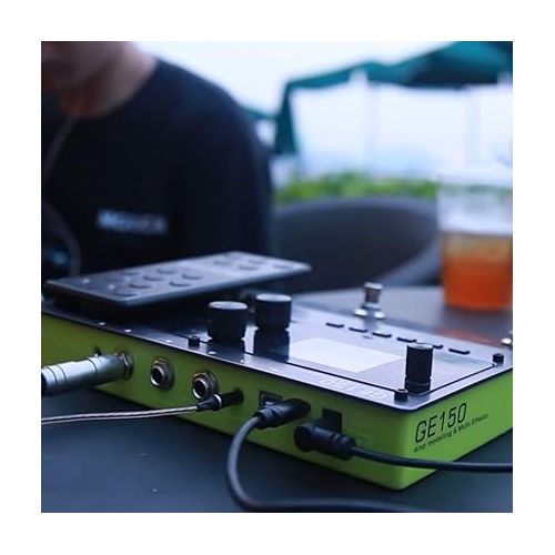  MOOER GE150 Electric Guitar Amp Modelling Multi Effects Pedal Portable Multi Effects Processor with Expression & IR Loading for Live show, Live Streaming, Home Studio, Guitar Practice