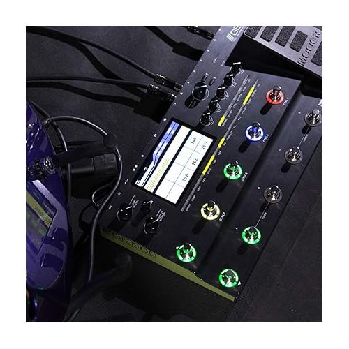  MOOER GE300 Amp Modelling, Multi Effects, Guitar Synth Pedal, Flagship Multi Effects Instruments Processor for Guitar Recording,Stage Live show