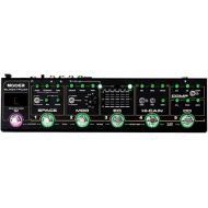 MOOER BLACK TRUCK Combined Guitar Effects Pedal 6 in 1, Compressor, Overdrive, Distortion, EQ, Multi Modulation, Stereo Delay Reverb, High Gain Modules, with Smart Tuner, Tap Tempo, FX LOOP