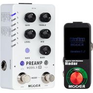 MOOER Radar Cab Speaker Simulator Guitar Bass Guitar Cab Modelling Preamp Model X X2 Multi Preamp Pedal Amp Modelling Bass Cab Sim