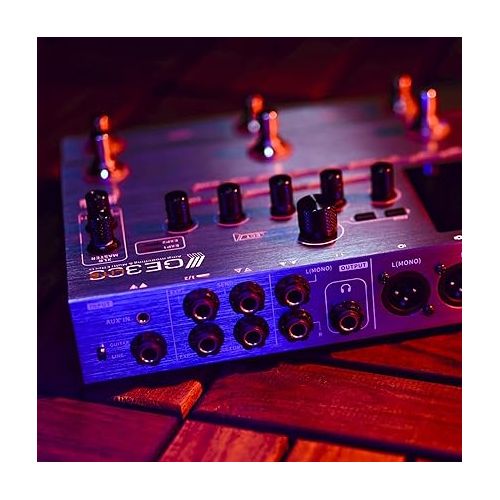  MOOER GE300 Lite Guitar Amp Modelling Multi Effects Processor, FX LOOP, Cab Sim, IR Loader, Tone Capture, Full Complement of Classic and Modern Effects for Stage and Studio