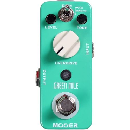  Mooer Green Mile, overdrive micro pedal,Sea Foam Green