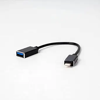 MOOER OTG Cable Type C to Lightning 2m for Instruments Phone Recording, Guitar Live Streaming (USB to Lightning（iOS）)