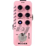 MOOER D7 Delay Guitar Pedal with 6 Different Delay Tape And 150s Looper Recording, Multi Asjustable Function, Surpport Tap Tempo, Trail On/Off, Storable Presets