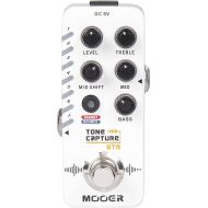 MOOER Tone Capture GTR Guitar Pedal Capturing Target Guitar’s Tone, with EQ Adjustment, 7 Preset Slots, Ture Bypass/Buffer Bypass