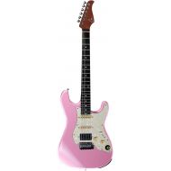 MOOER GTRS S800 Intelligent Guitar with Tone Capture Guitar Simulator (S800, Shell Pink Electric Guitar)