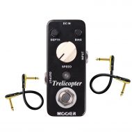 MOOER Mooer Trelicopter Tremolo Pedal with 2 Getaria Guitar Effect Cables