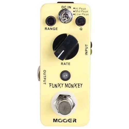  Mooer EQ Effects Pedal, 2.25 x 4.25 x 1.75 (Funky Monkey)