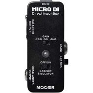 Mooer EQ Effects Pedal, 2.25 x 4.25 x 1.75 (Micro DI)