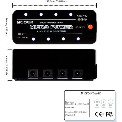  MOOER Micro Power Effects Power Supply