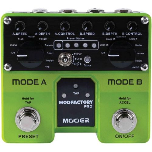  MOOER Mod Factory Pro Dual Engine Modulation Pedal