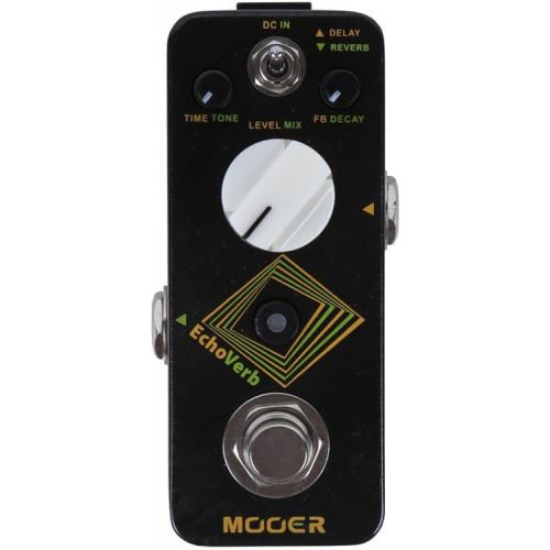  MOOER EchoVerb Digital Delay and Reverb Pedal