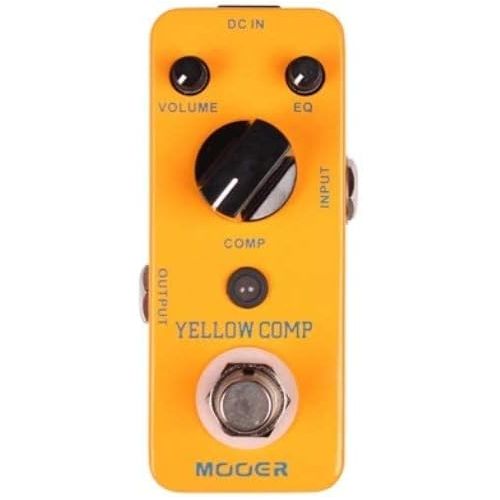  MOOER Acoustic Guitar Effect Pedal, 2.25 x 4.25 x 1.75 (Yellow Comp)