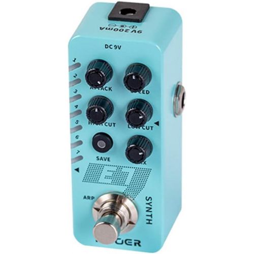  MOOER New Micro Series Mini Guitar Effects Pedal Reverb Delay Synth Looper from classic tones to experimental tones (E7 Synth)