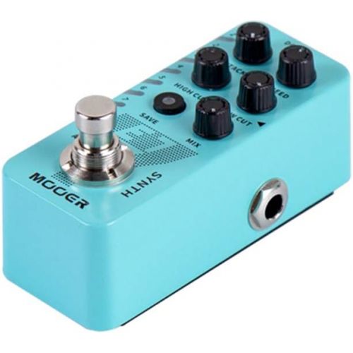  MOOER New Micro Series Mini Guitar Effects Pedal Reverb Delay Synth Looper from classic tones to experimental tones (E7 Synth)