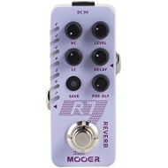 MOOER R7 Reverb 7 Different, Rich and Classic Reverb Types from the Church to Cave Reverb in a Compact Metal Shell with High Cut, Low Cut, Trail On Function