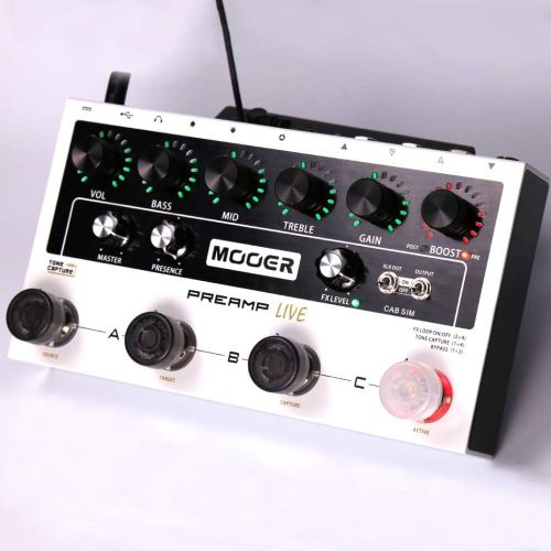  MOOER BLACK&WHITE Guitar Effects Pedal Footswitch Toppers
