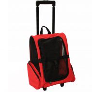 MOOL Mool Pet Carrier Backpack with Integrated Trolley and Telescopic Handle, 36 x 36x49 cm