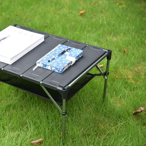  [아마존베스트]MOON LENCE Lightweight Portable Camping Table Compact Outdoor Aluminum Folding Table for Picnic Climbing