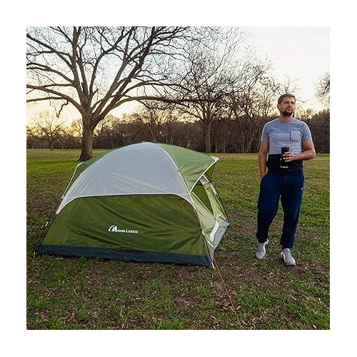  MOON LENCE 2/4 Person Tent for Camping,Waterproof Tent for Backpacking,Outdoor Dome Tent with Windproof