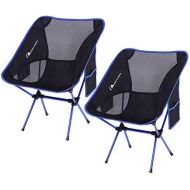 [아마존핫딜][아마존 핫딜] MOON LENCE Outdoor Ultralight Portable Folding Chairs with Carry Bag Heavy Duty 242lbs Capacity Camping Folding Chairs Beach Chairs