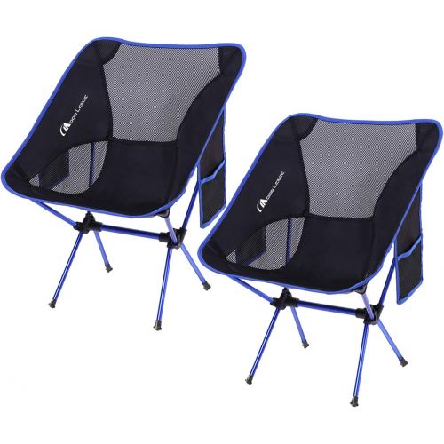  [아마존핫딜][아마존 핫딜] MOON LENCE Outdoor Ultralight Portable Folding Chairs with Carry Bag Heavy Duty 242lbs Capacity Camping Folding Chairs Beach Chairs