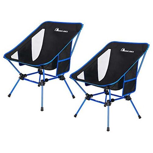  MOON LENCE Backpacking Chair Outdoor Camping Chair Compact Portable Folding Chairs with Side Pockets Packable Lightweight Heavy Duty for Camping Backpacking Hiking …