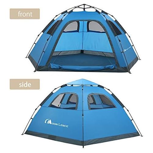  MOON LENCE Instant Pop Up Tent Family Camping Tent 4-5 Person Portable Tent Automatic Tent Waterproof Windproof for Camping Hiking Mountaineering