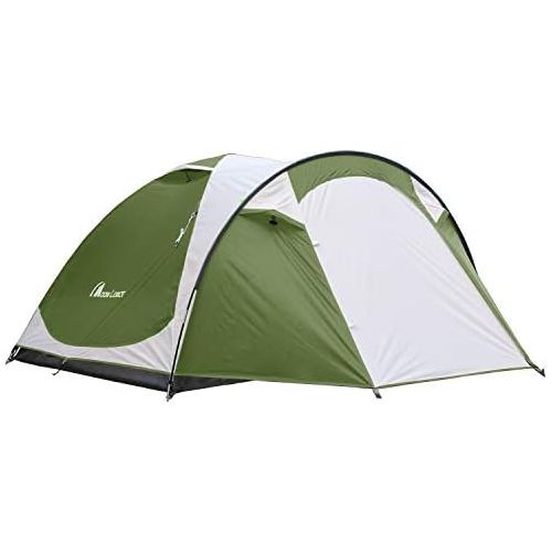  MOON LENCE Outdoor Camping Tent 3 to 4 Person Tent with Screen Room Double Doors & Double Layer Waterproof Design 2000MM