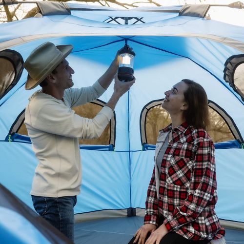  [아마존베스트]MOON LENCE Instant Pop Up Tent Family Camping Tent 4-5 Person Portable Tent Automatic Tent Waterproof Windproof for Camping Hiking Mountaineering