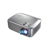 Mooseng Multifunction Projector Native 1080P Projector Full HD 4K, with 6000 Lux 200 Display 50000 Hours LED Compatible with Smartphone/HDMI/VGA/USB/TV Box/Laptop/DVD/PS4,Indoor &