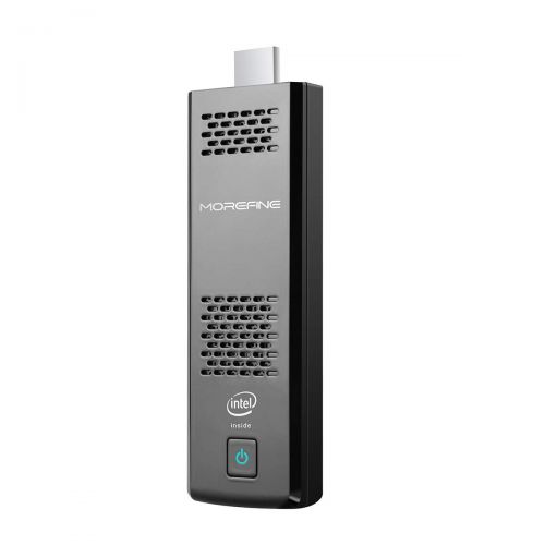  MOREFINE Ultra-Slim Compute Stick M1S Mini Computer, Intel Atom X5-Z8350 1.84GHz Processor, 4GB DDR3L, 64G eMMC Flash Storage, Quad-Core, Pre-Installed Windows 10 Home