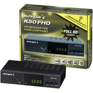 Morgan`s K50 FHD Digital Full HD Cable Receiver USB Recording Function & Timeshift, Analogue to Digital Switching (HDTV, DVB C / C2, HDMI, Scart, Media Player, USB, 1080p), [Auto