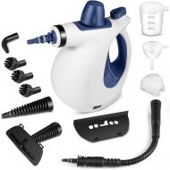 [아마존베스트]MOSCHE Handheld Pressurized Steam Cleaner with 9-Piece Accessory Set - Multi-Purpose and Multi-Surface All Natural, Chemical-Free Steam Cleaning for Home, Auto, Patio, More