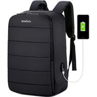 [아마존 핫딜] [NEW VERSION] MOSFiATA 17.3 Inch Laptop Backpack and Notebook Backpack with USB Charging Port, 4 Sorting Layers and 14 Sorting Bags, Water Resistant Schoolbag for School, Business,
