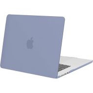 MOSISO Compatible with MacBook Air 15 inch Case 2023 2024 Release M3 A3114 M2 A2941 with Liquid Retina Display & Touch ID, Protective Plastic Hard Shell Case Cover, Lavender Gray