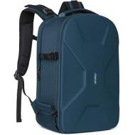 MOSISO Camera Backpack, DSLR/SLR/Mirrorless Photography Camera Bag 15-16 inch Waterproof Hardshell Case with Tripod Holder&Laptop Compartment Compatible with Canon/Nikon/Sony, Deep Teal