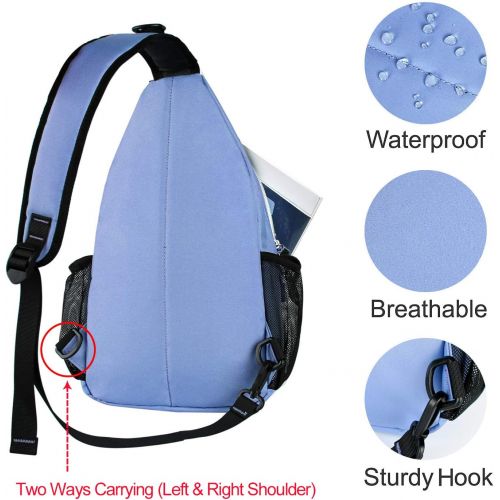  [아마존베스트]MOSISO Sling Backpack, Multipurpose Crossbody Shoulder Bag Travel Hiking Daypack