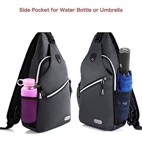  MOSISO Sling Backpack, Multipurpose Crossbody Shoulder Bag Travel Hiking Daypack