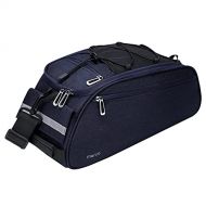 MOSISO Bike Rack Bag, Waterproof Bicycle Trunk Pannier Rear Seat Bag Cycling Bike Carrier Backseat Storage Luggage Saddle Shoulder Bag