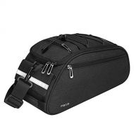 MOSISO Bike Rack Bag, Waterproof Bicycle Trunk Pannier Rear Seat Bag Cycling Bike Carrier Backseat Storage Luggage Saddle Shoulder Bag