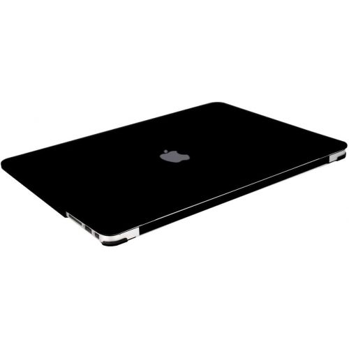  [아마존베스트]MOSISO Plastic Hard Shell Case & Keyboard Cover & Screen Protector Only Compatible with MacBook Air 13 inch (Models: A1369 & A1466, Older Version 2010-2017 Release), Black